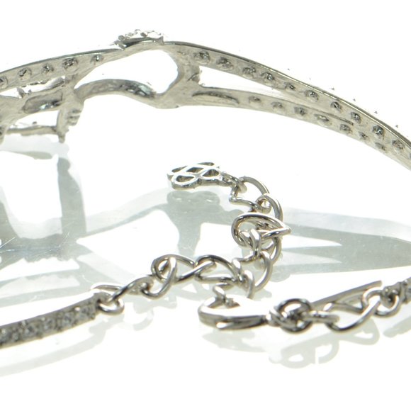 Oscar De La Renta Pave Bow Choker Necklace - Picture 4 of 6